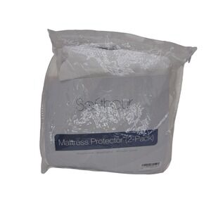 Softhour Mattress Protector 2 Pack Twin Size Waterproof Breathable Whisper Quiet